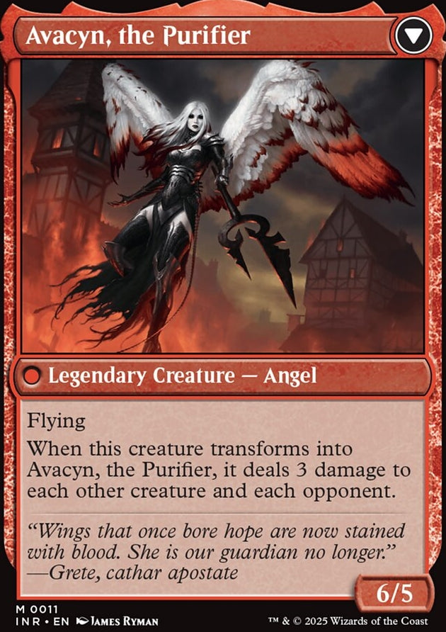 Archangel Avacyn // Avacyn, the Purifier [ #0011 ] (INR-M-FOIL)