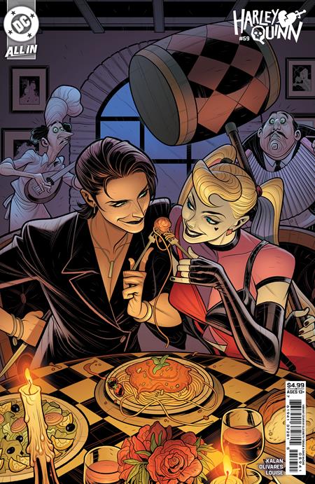 HARLEY QUINN #59 CVR D ELIZABETH TORQUE CARD STOCK VAR