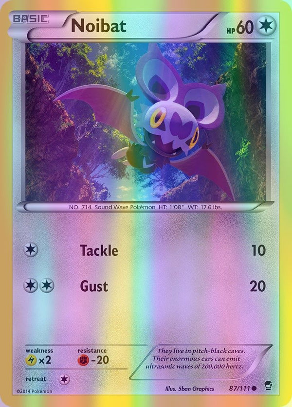 Noibat - 087/111 (FFI) Common - Near Mint Reverse Holofoil