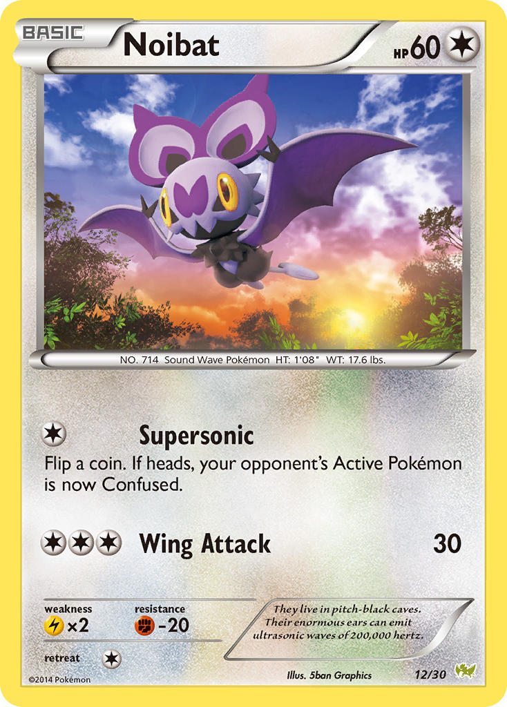 Noibat - 12/30 (TK6N) Common - Near Mint