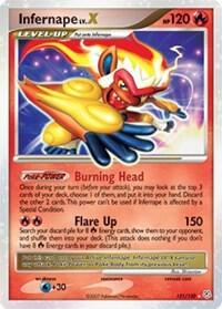 Infernape LV. X - 121/130 (DP) Ultra Rare - Moderate Play