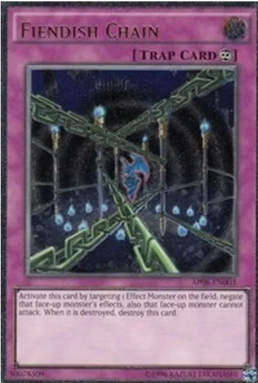 Fiendish Chain (AP08-EN003) Ultimate Rare Near Mint Unlimited