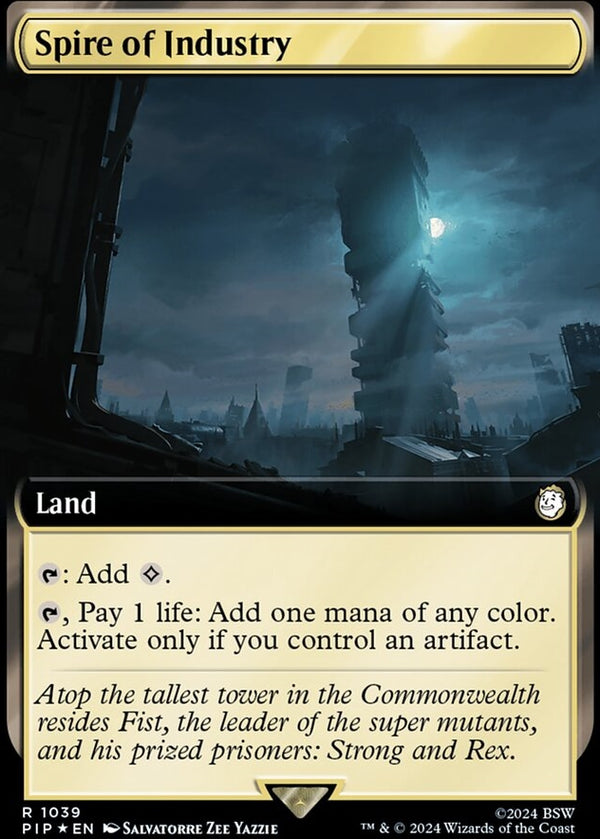 Spire of Industry [#1039 Extended Art Surge Foil] (PIP-R)