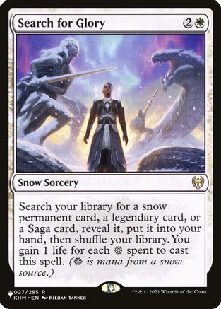 Search for Glory (KHM-R-LIST)