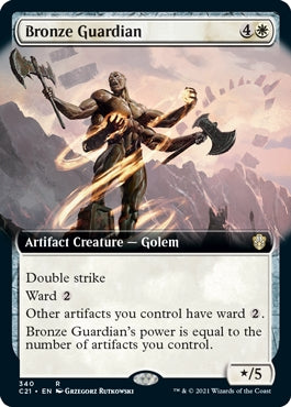 Bronze Guardian [Extended Art] (C21-R)