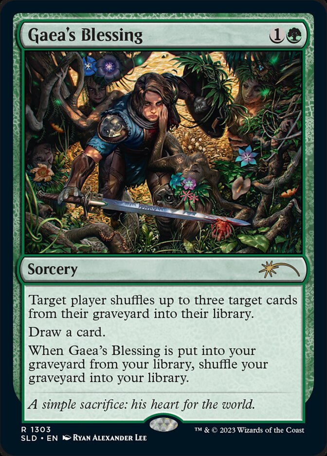 Gaea's Blessing [ #1303 ] (SLD-R-FOIL)