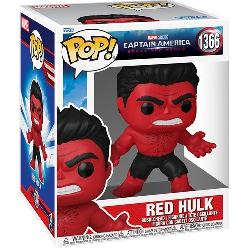 POP Figure (6 Inch): Marvel Captain America BNW #1366 - Red Hulk