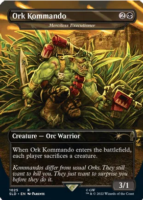 Ork Kommando (Borderless) (SLD-R-FOIL)