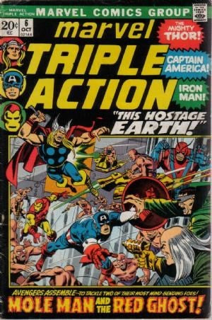 Marvel Triple Action (1972) #5, 6, 8-10, 13, 17, 22, 25, 27, 30-44, 46, 47 (4.0) Comic Bundle