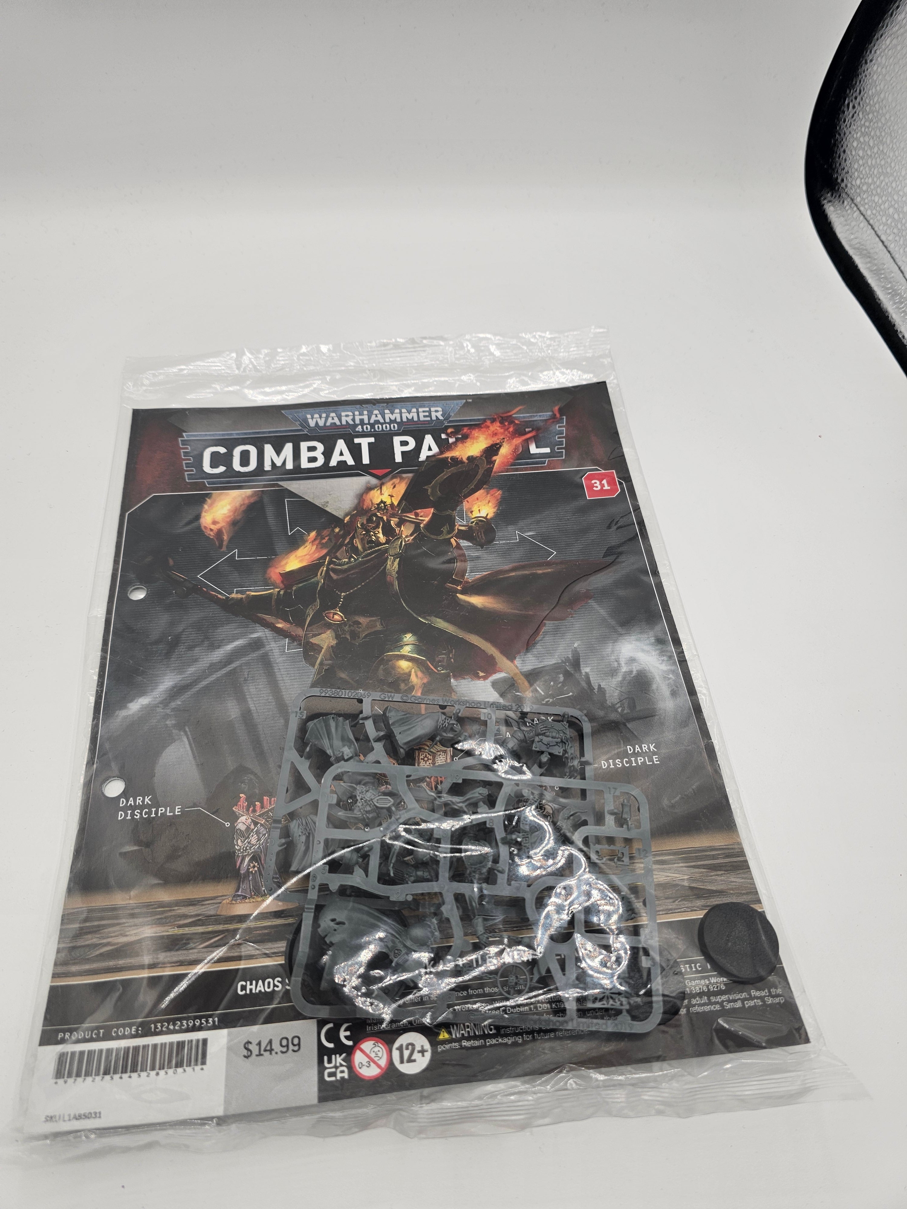 40K: Heretic Astartes: Chaos Space Marines - Dark Apostle [LOT #2] (USED) [ON SPRUE with Magazine]