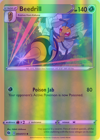 Beedrill - 04/73 (CHP) Uncommon - Near Mint Reverse Holofoil