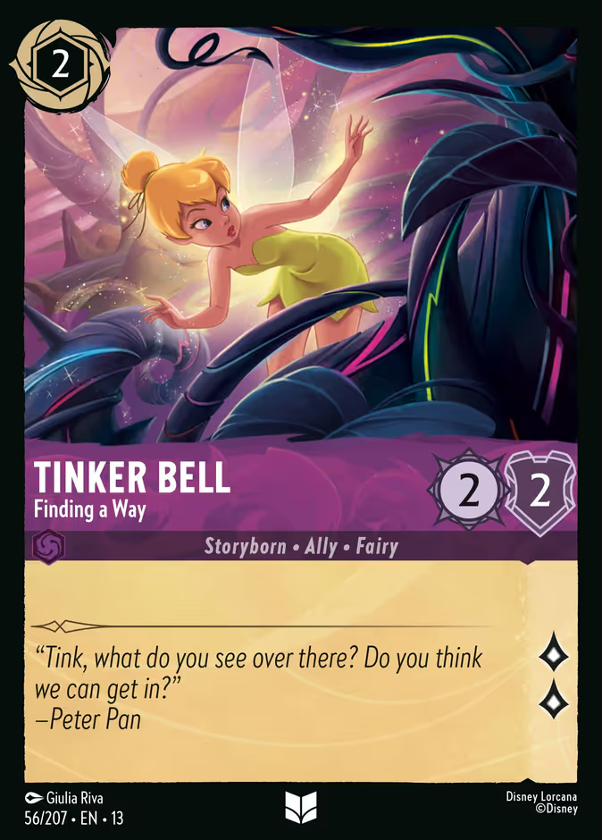 Tinker Bell - Finding a Way (056/204 - Attack of the Vine!) Uncommon