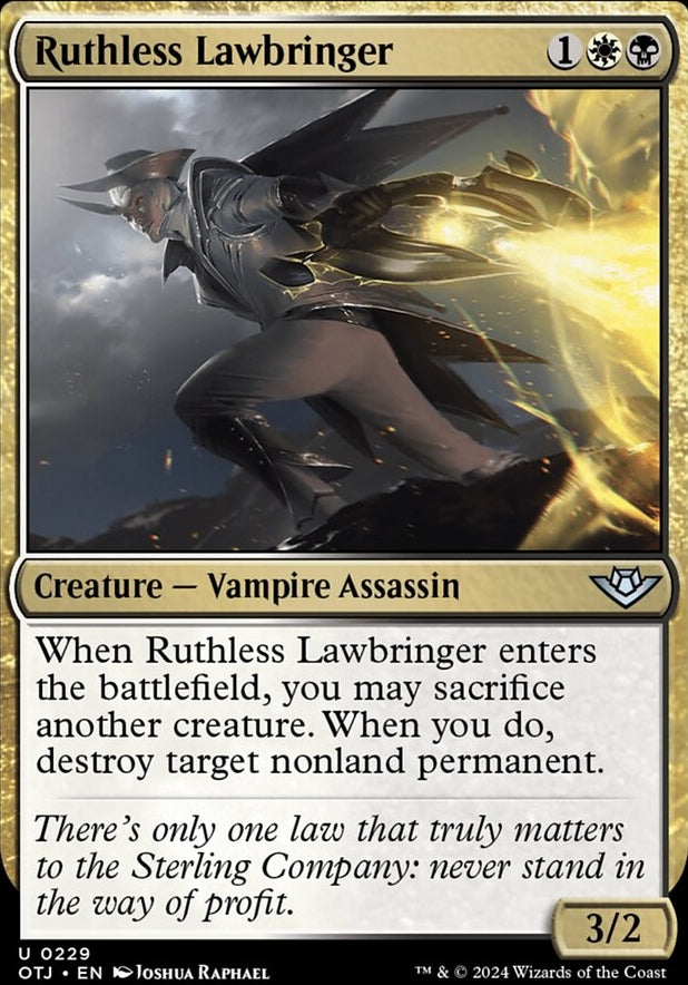 Ruthless Lawbringer [#0229] (OTJ-U-FOIL)