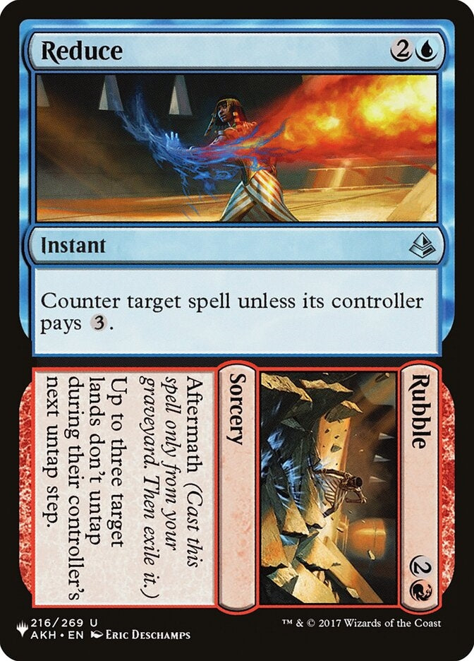 Reduce // Rubble (AKH-U-LIST)