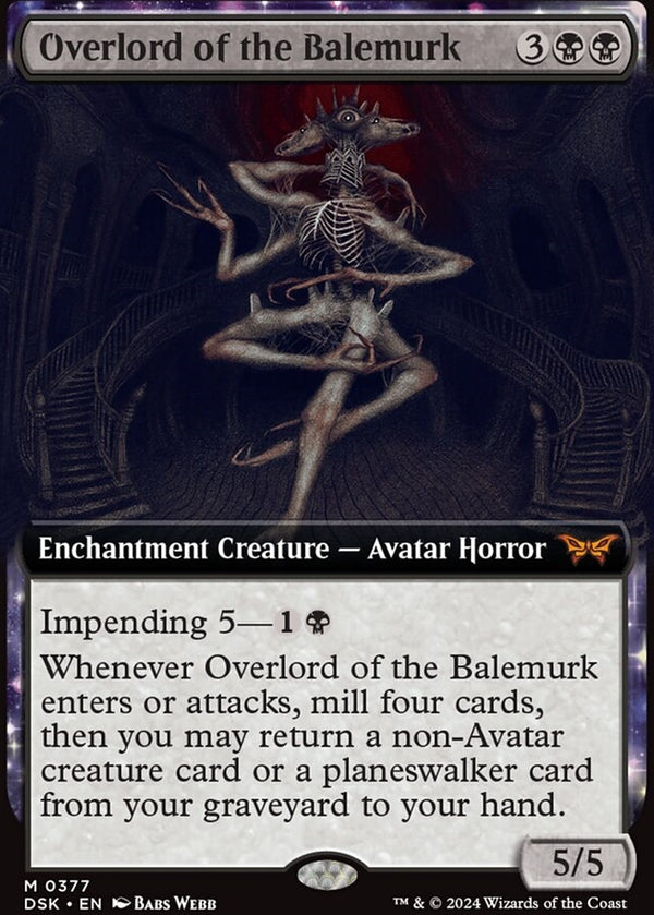 Overlord of the Balemurk [#0377 Extended Art] (DSK-M-FOIL)