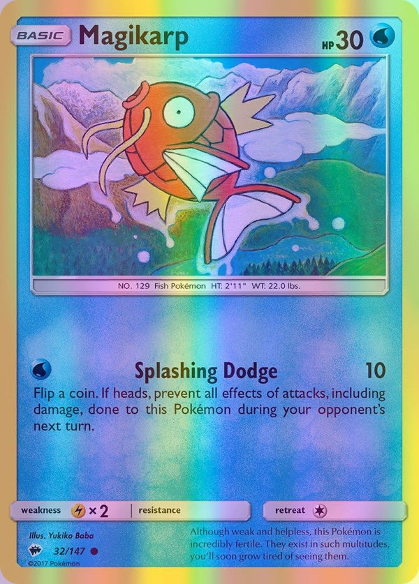 Magikarp - 032/147 (SM:BUS) Common - Near Mint Reverse Holofoil