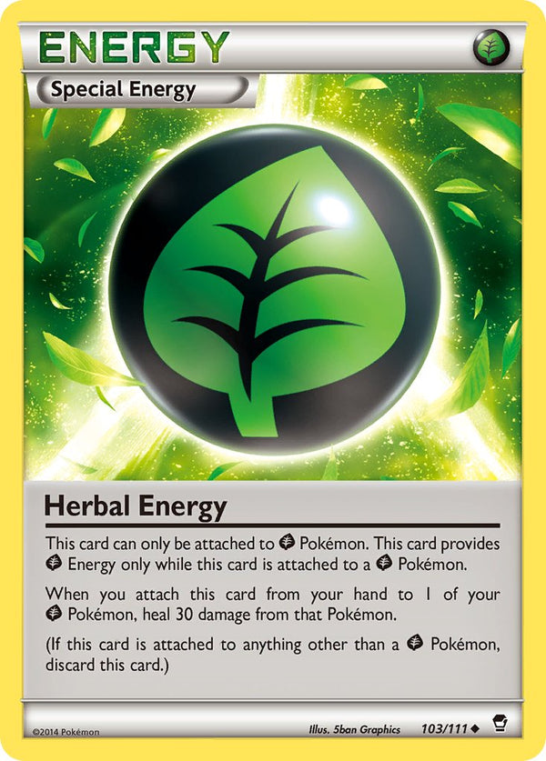 Herbal Energy - 103/111 (FFI) Uncommon - Near Mint