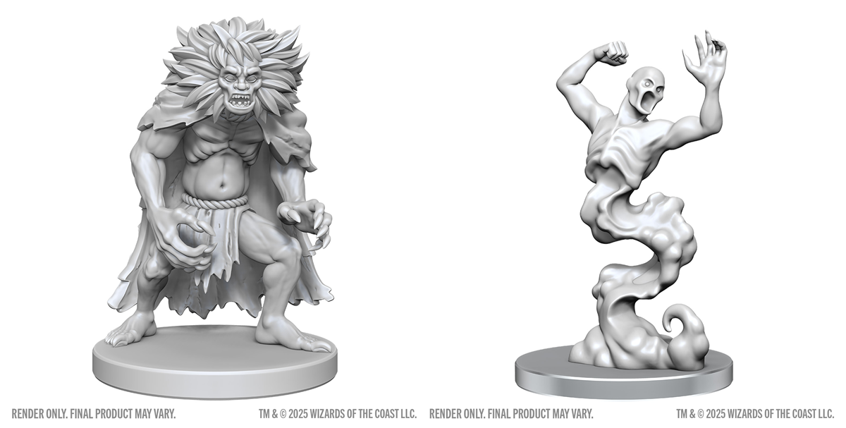 D&D: Nolzur's Marvelous Miniatures - Classic Wight & Classic Wraith (90814)