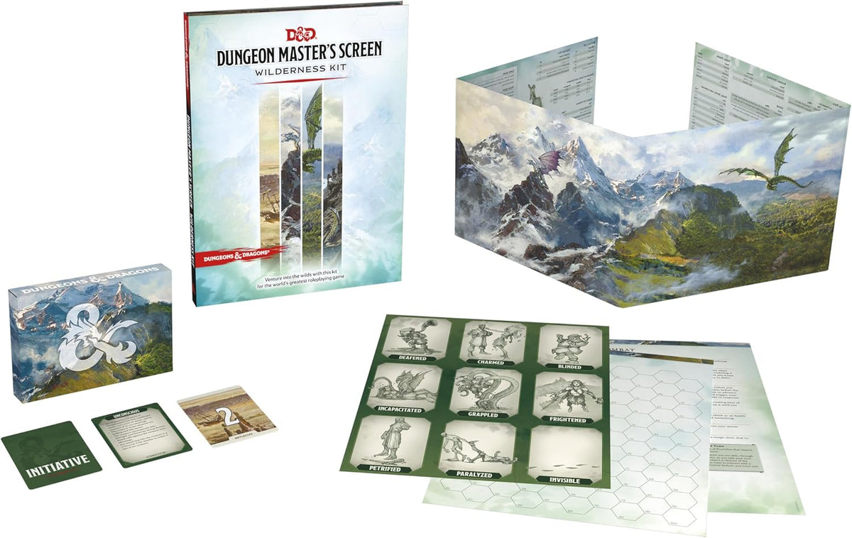 D&D 5E: Dungeon Master's Screen - Wilderness Kit (USED)