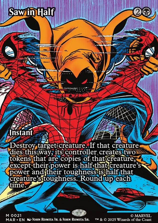 Saw in Half [ #0021 Borderless ] (MAR-M)