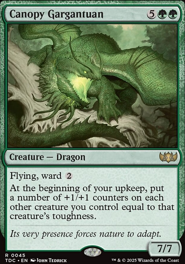 Canopy Gargantuan [ #0045 ] (TDC-R)