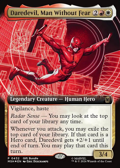 Daredevil, Man Without Fear [ #0432 Gift Bundle Promo ] (MSH-R)