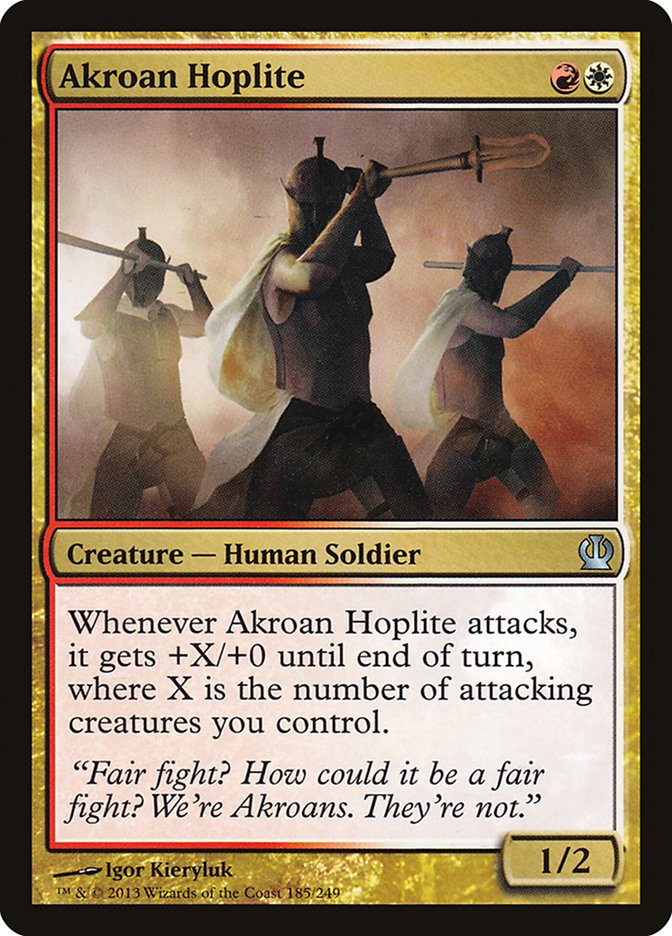 Akroan Hoplite (THS-U-FOIL)