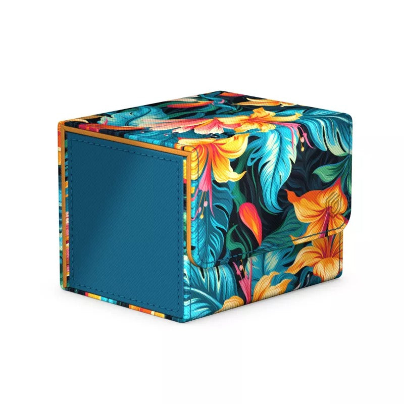 Ultimate Guard: Deck Case - Sidewinder 100+ XenoSkin -  Floral Places - Tulum Blue
