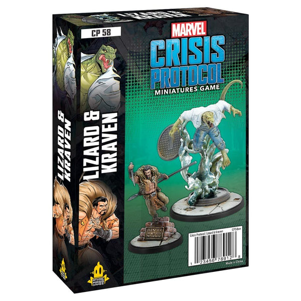 Marvel: Crisis Protocol (CP58) - Character Pack: Lizard & Kraven (07.23.21 Release)