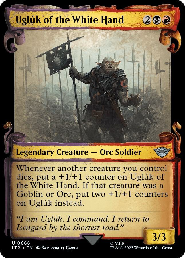 Ugluk of the White Hand [#0686 Showcase Scrolls] (LTR-U-Foil)
