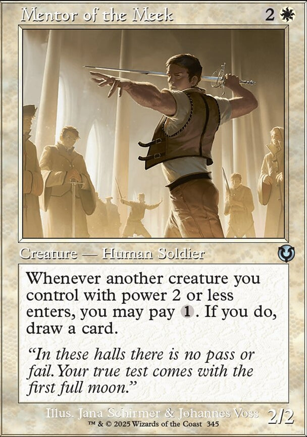 Mentor of the Meek [ #0345 Retro Frame ] (INR-U-FOIL)
