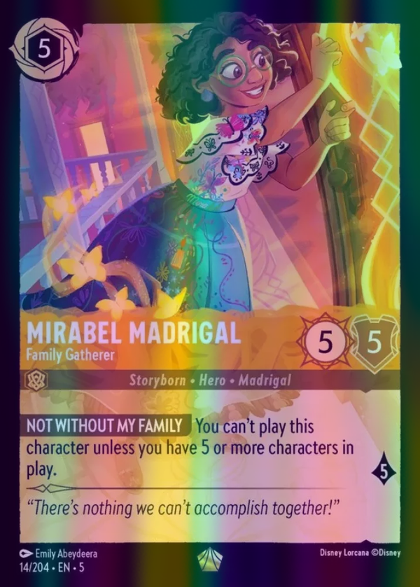 Mirabel Madrigal - Family Gatherer (Shimmering Skies 014/204) Legendary - Near Mint Cold Foil