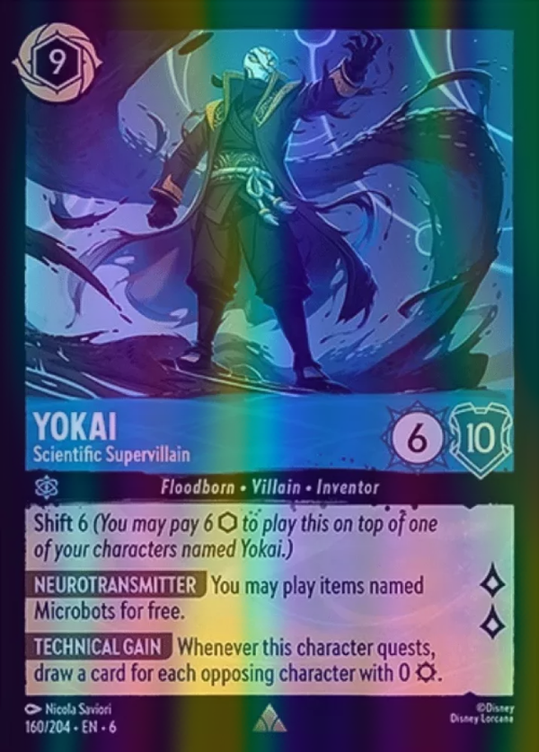 Yokai - Scientific Supervillain (Azurite Sea 160/204) Rare - Near Mint Cold Foil