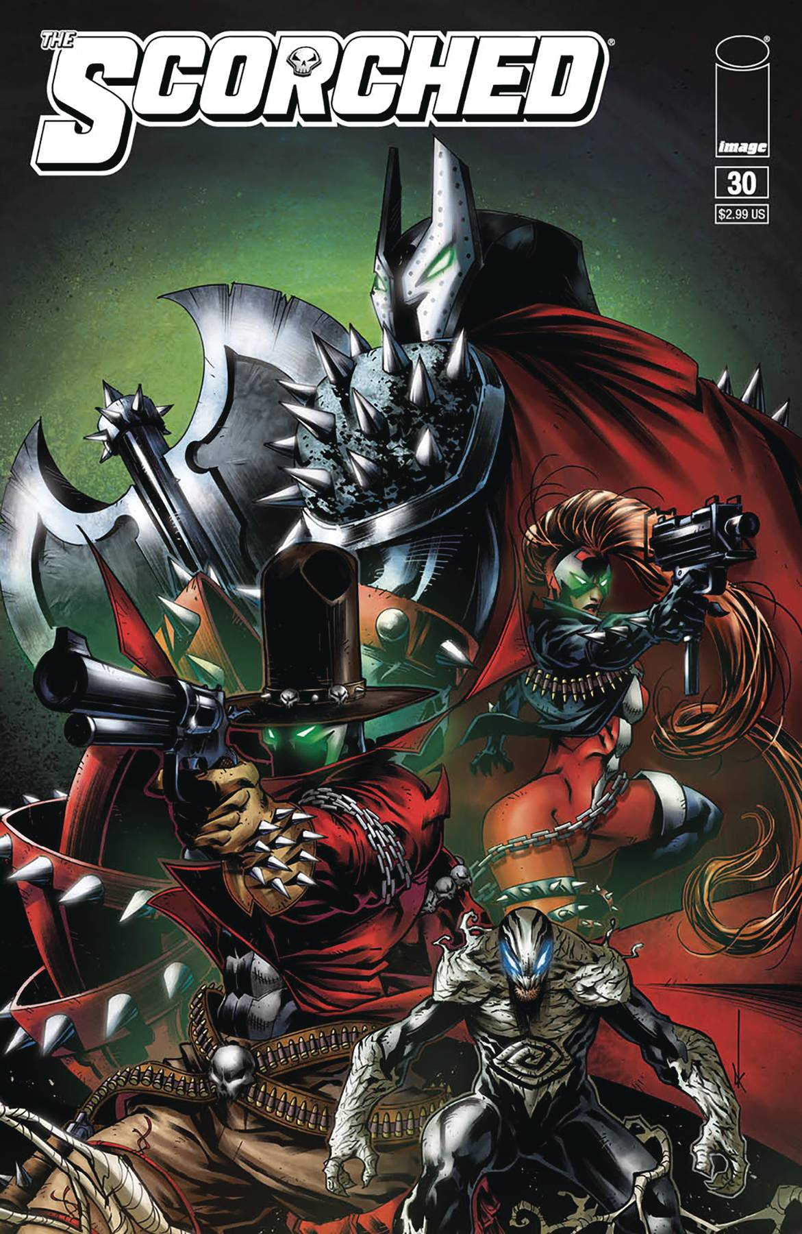 SPAWN SCORCHED #30 CVR A KEVIN KEANE
