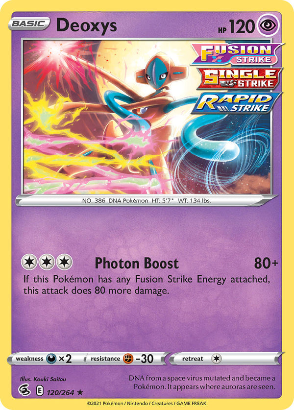 Deoxys - 120/264 (SWSH08) Holo Rare - Near Mint Holofoil