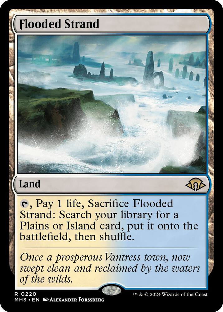 Flooded Strand [#0220] (MH3-R) Damaged