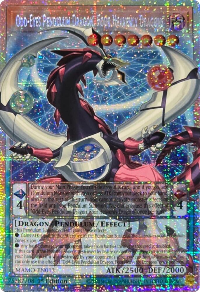 Odd-Eyes Pendulum Dragon, Four Heavenly Dragons (Extended Art) (MAMO-EN013)