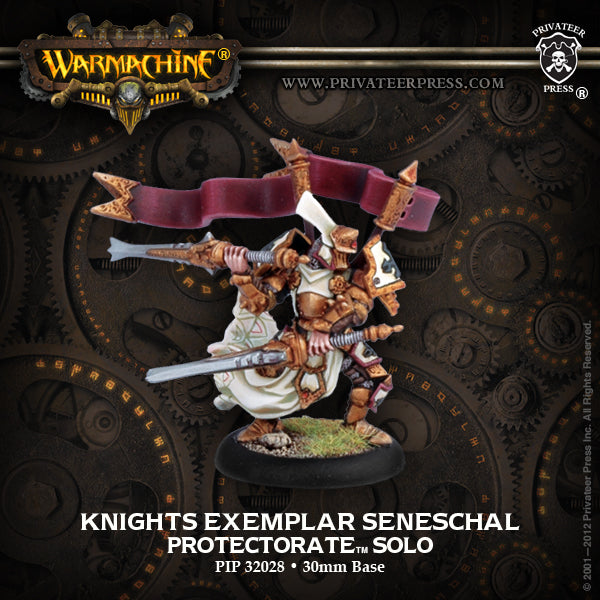 Warmachine: Protectorate - Exemplar Seneschal, Solo (Metal)