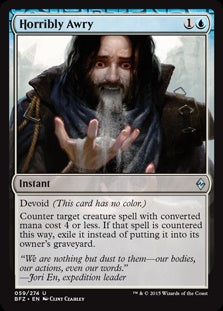 Horribly Awry (BFZ-U)