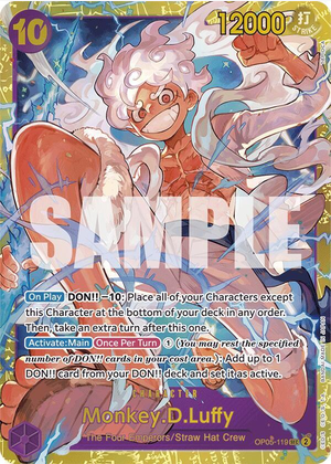Monkey.D.Luffy (Alternate Art) (OP05-119) - Reprint (PRB-01) Secret Rare