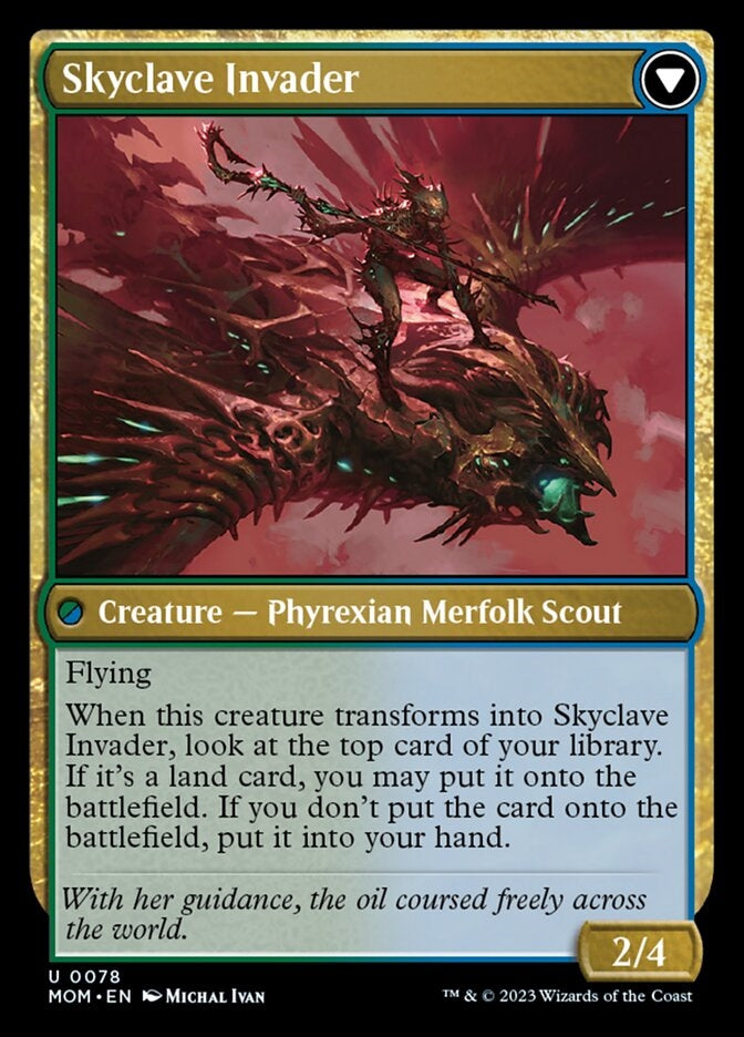 Skyclave Aerialist // Skyclave Invader [#0078] (MOM-U)