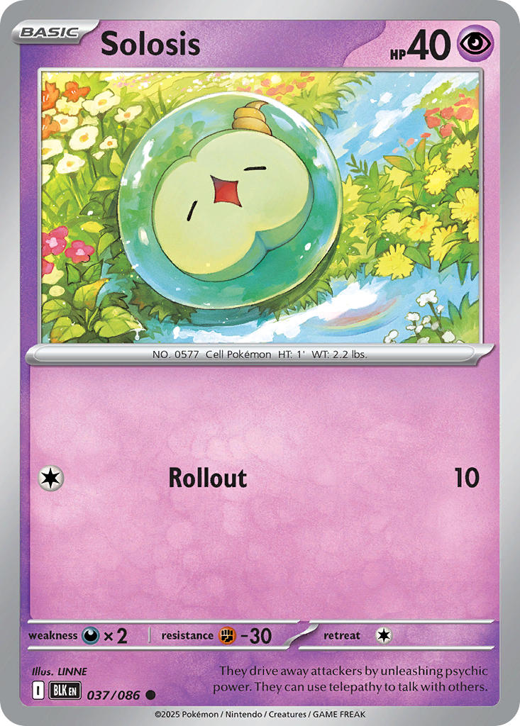 Solosis (Master Ball Pattern) - 037/086 (BLK) Common