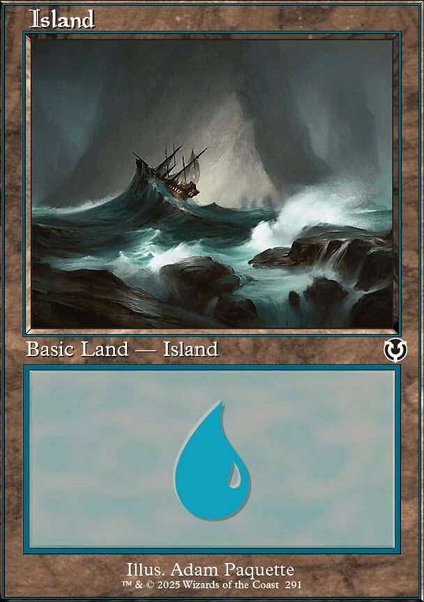 Island [ #0291 Retro Frame ] (INR-C-FOIL)