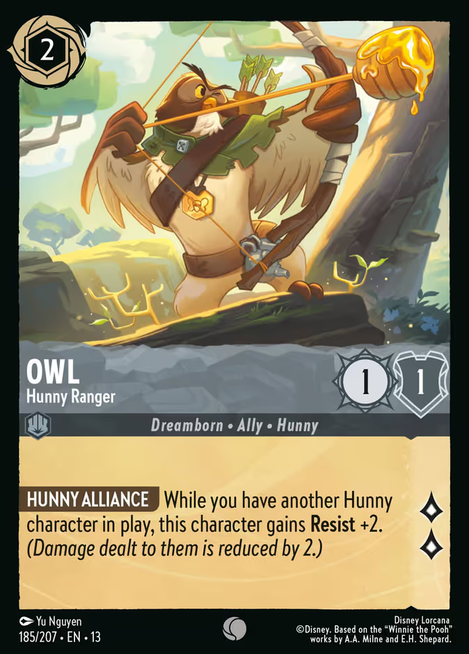 Owl - Hunny Ranger (185/204 - Attack of the Vine!) Common