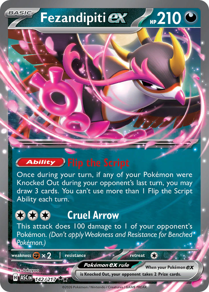 Fezandipiti ex - 142/217 (ASC) Double Rare