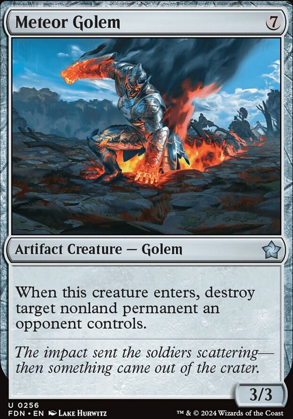 Meteor Golem [#0256] (FDN-U)