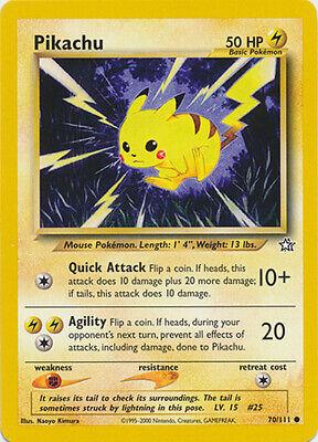 Pikachu - 070/111 (N1) Common - Unlimited Heavy Play