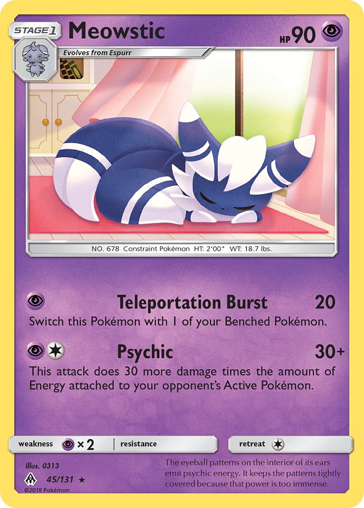 Meowstic - 045/131 (FLI) Rare - Near Mint