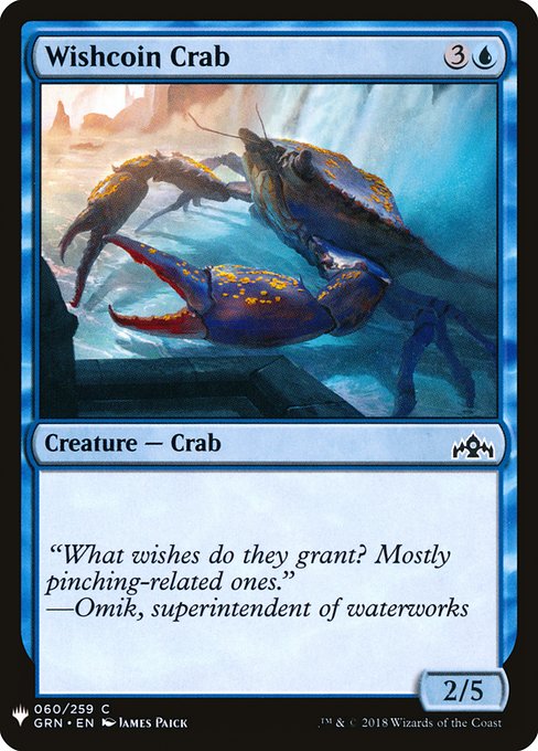 Wishcoin Crab [Mystery Booster #0553] (GRN-C)