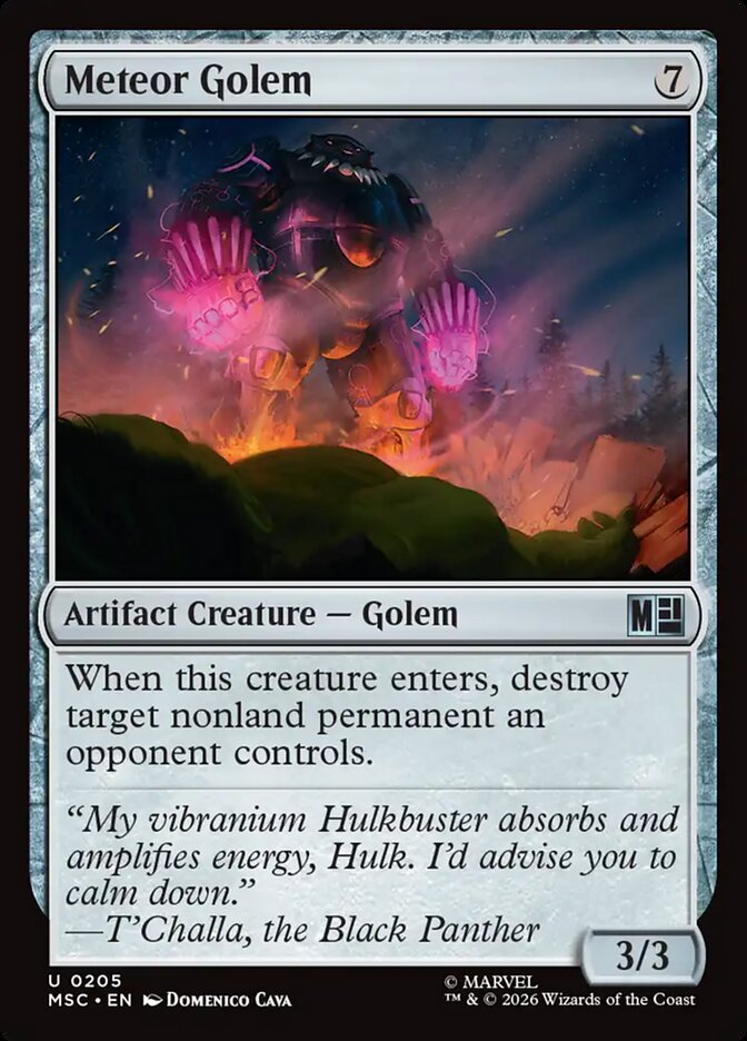 Meteor Golem [ #0205 Surge Foil ] (MSC-U)
